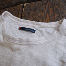 画像をギャラリービューアに読み込む, 染め無し 生成 吊り編み オーガニックコットン Tシャツ 半袖/長袖