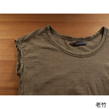 画像をギャラリービューアに読み込む, 吊り編み オーガニックコットン レディース ノースリーブ カットソー