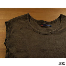 画像をギャラリービューアに読み込む, 吊り編み オーガニックコットン レディース ノースリーブ カットソー