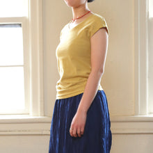 画像をギャラリービューアに読み込む, 吊り編み オーガニックコットン レディース ノースリーブ カットソー