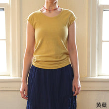 画像をギャラリービューアに読み込む, 吊り編み オーガニックコットン レディース ノースリーブ カットソー