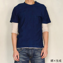 画像をギャラリービューアに読み込む, 吊り編み オーガニックコットン ラグラン七分袖カットソー