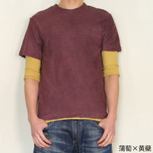 画像をギャラリービューアに読み込む, 吊り編み オーガニックコットン ラグラン七分袖カットソー