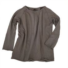画像をギャラリービューアに読み込む, 吊り編み オーガニックコットン ラグラン七分袖カットソー