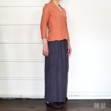 画像をギャラリービューアに読み込む, 吊り編み オーガニックコットン ロングスカート