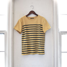 画像をギャラリービューアに読み込む, tezomeya オーガニックコットン カットソー バスクシャツ 半袖