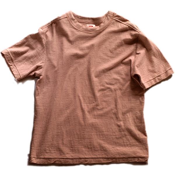 灰桜（はいざくら）色　吊り編み オーガニックコットン Tシャツ 半袖/長袖