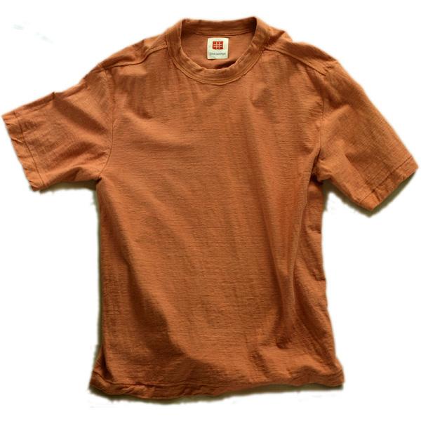丹（に）色　吊り編み オーガニックコットン Tシャツ 半袖/長袖