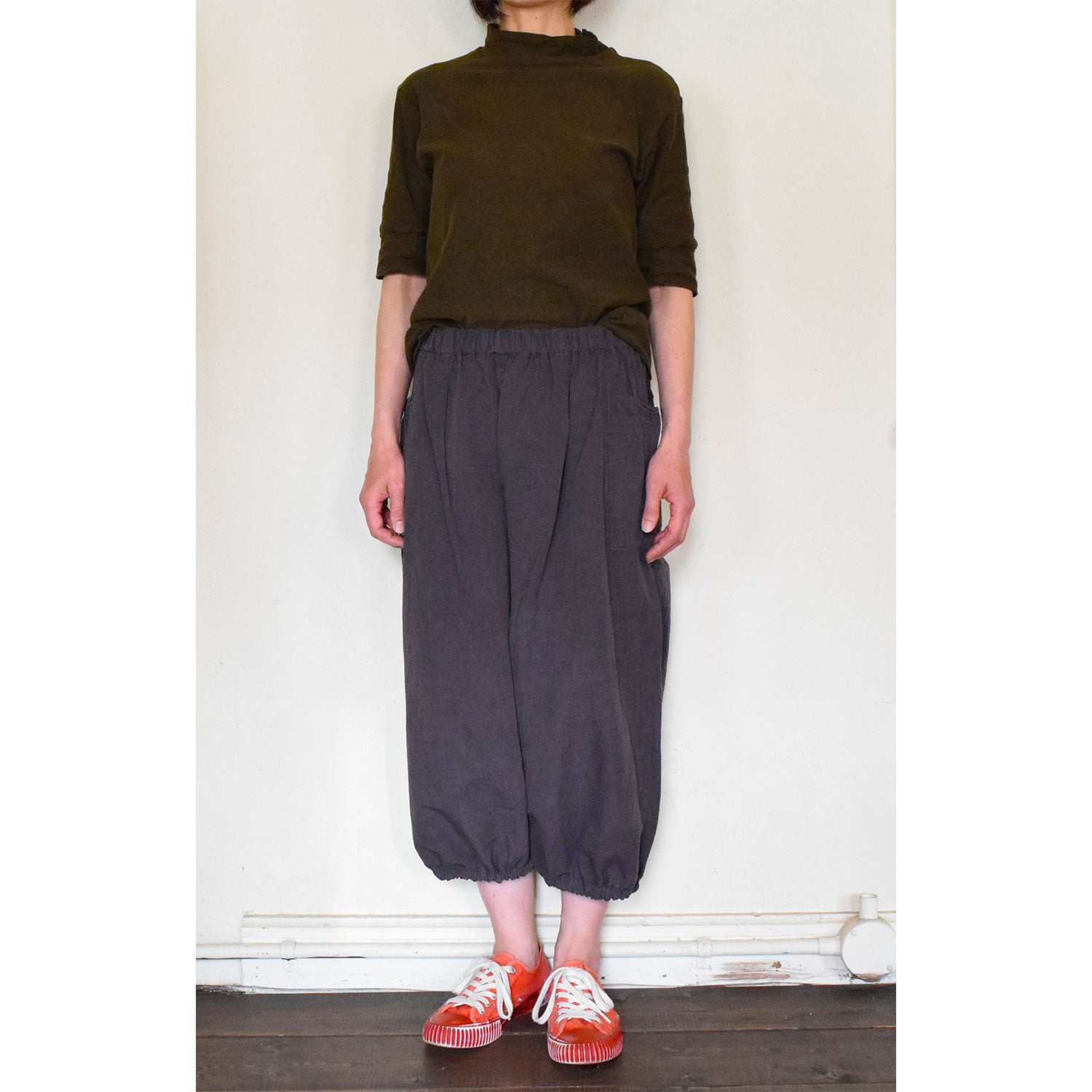 和紙混バルーンパンツ – 草木染めの天然色工房 tezomeya