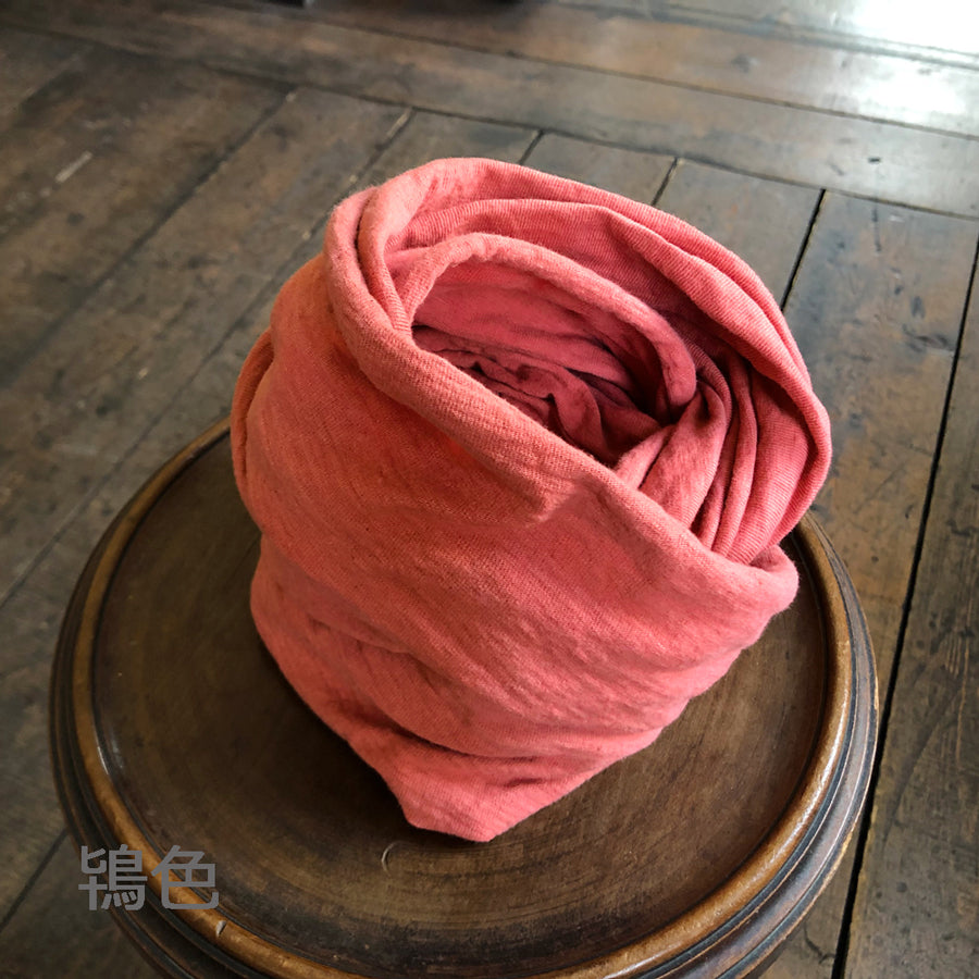 紅茶染め♡Wガーゼスヌード♡ハンドメイド 紅茶染め♡Wガーゼスヌード♡ハンドメイド